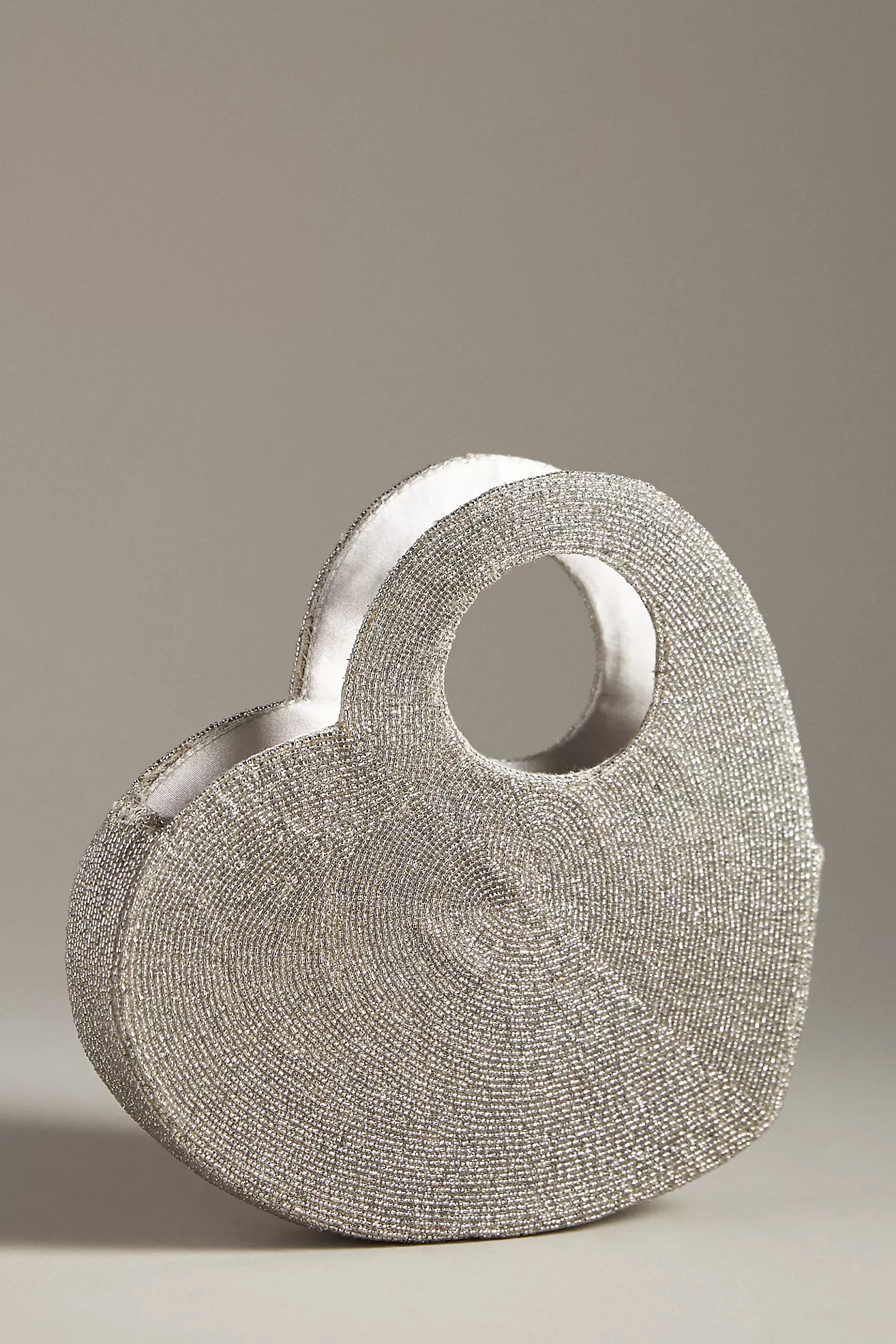 Llani Beaded Heart Clutch | Anthropologie (US)