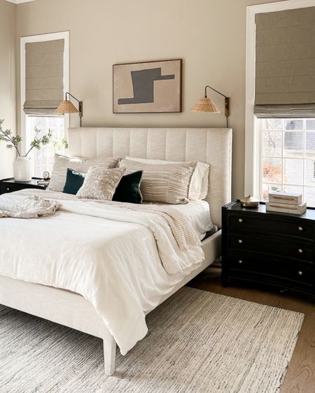 Shop my master bedroom sources! Primary suite, master bedroom, nightstands, bed, pillows, sconces, amazon finds, artwork

#LTKstyletip #LTKfamily #LTKhome