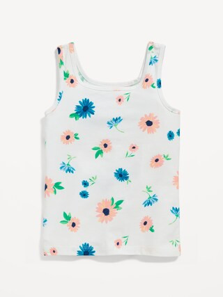 Printed Fitted Tank Top for Girls | Old Navy (US)