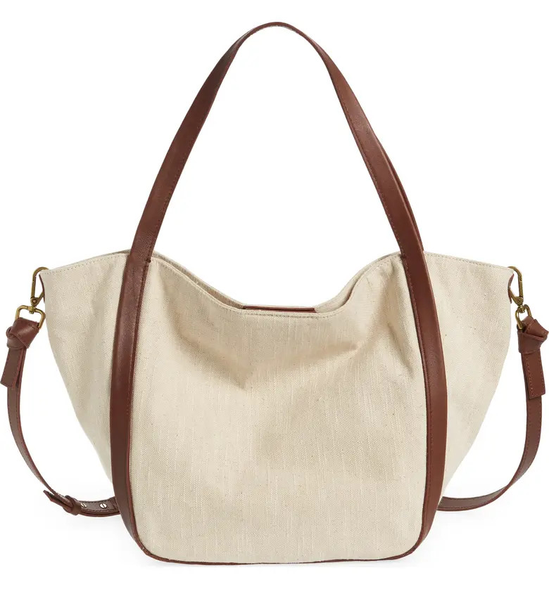 The Sydney Cotton & Linen Blend Tote Bag | Nordstrom