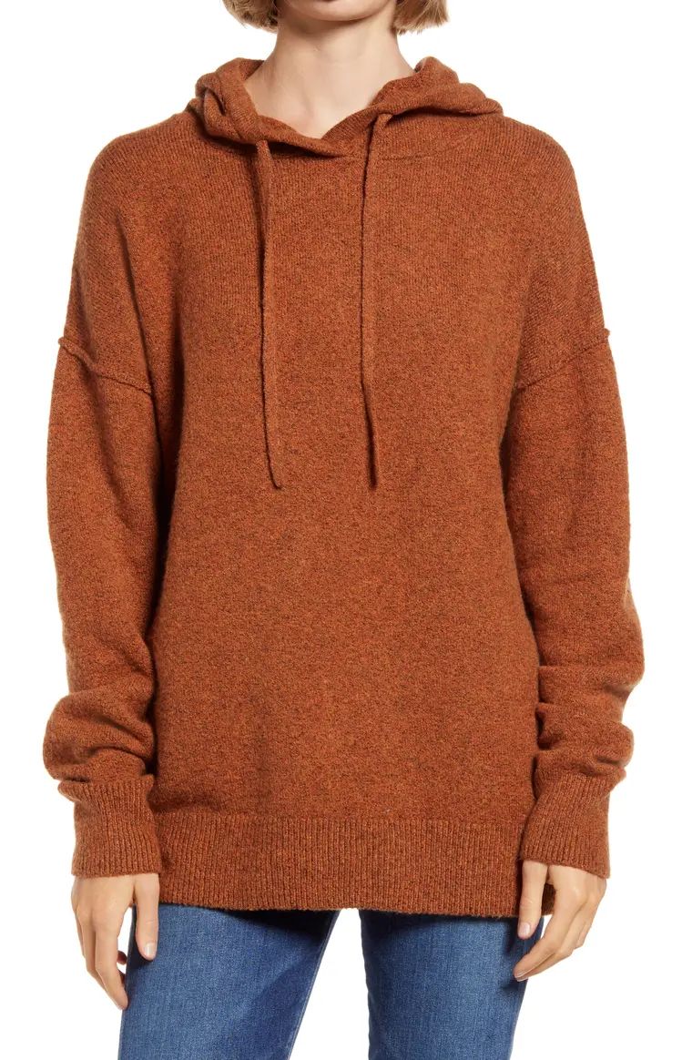 Cotton Blend Sweater Hoodie | Nordstrom