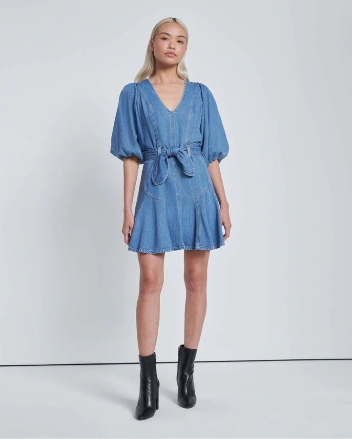Puff Sleeve Dress In Tulip | 7 For All Mankind
