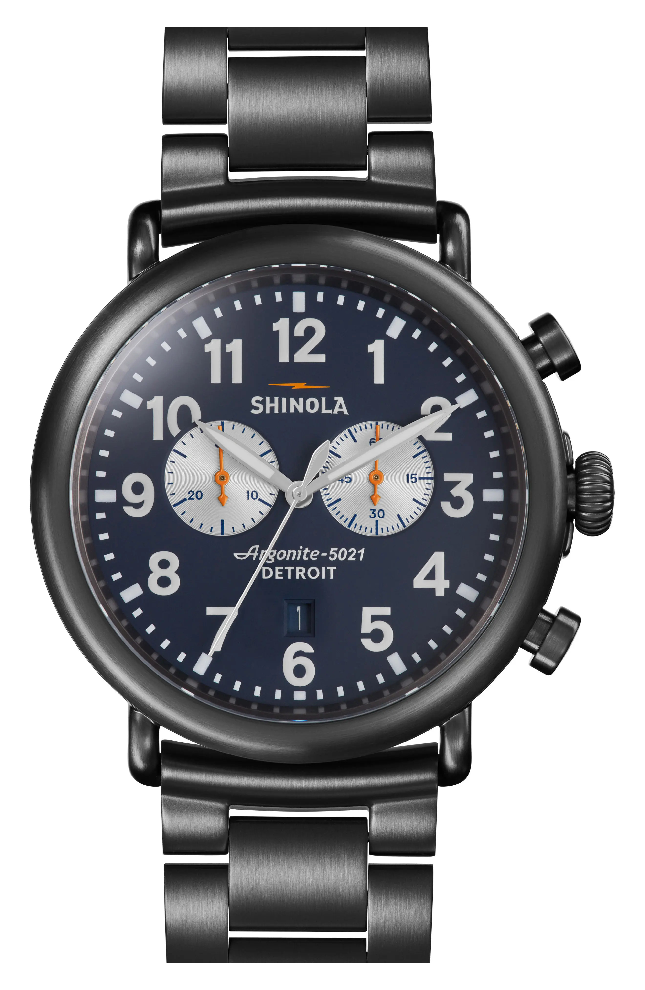 Shinola Men's Runwell Chrono Gunmetal Watch, 47mm at Nordstrom Rack | Nordstrom Rack