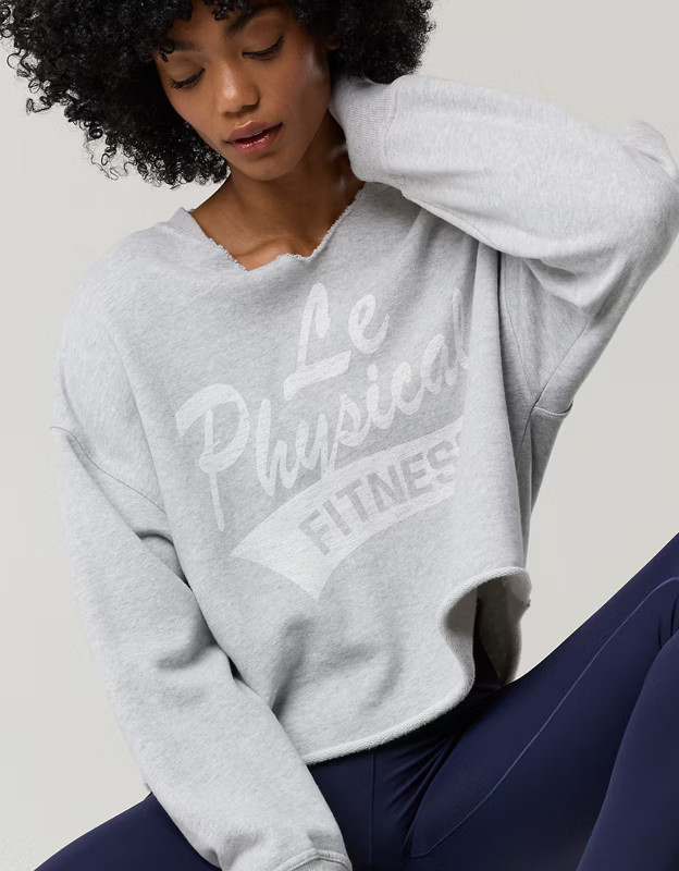 OFFLINE By Aerie Throwback Notch Crewneck | Aerie