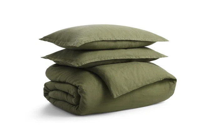Stone Washed Linen Duvet Set | Wayfair North America