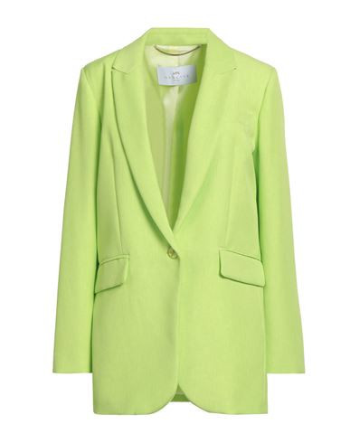 Nenette Woman Blazer Lime green Size 4 Polyester, Acetate | YOOX (US)