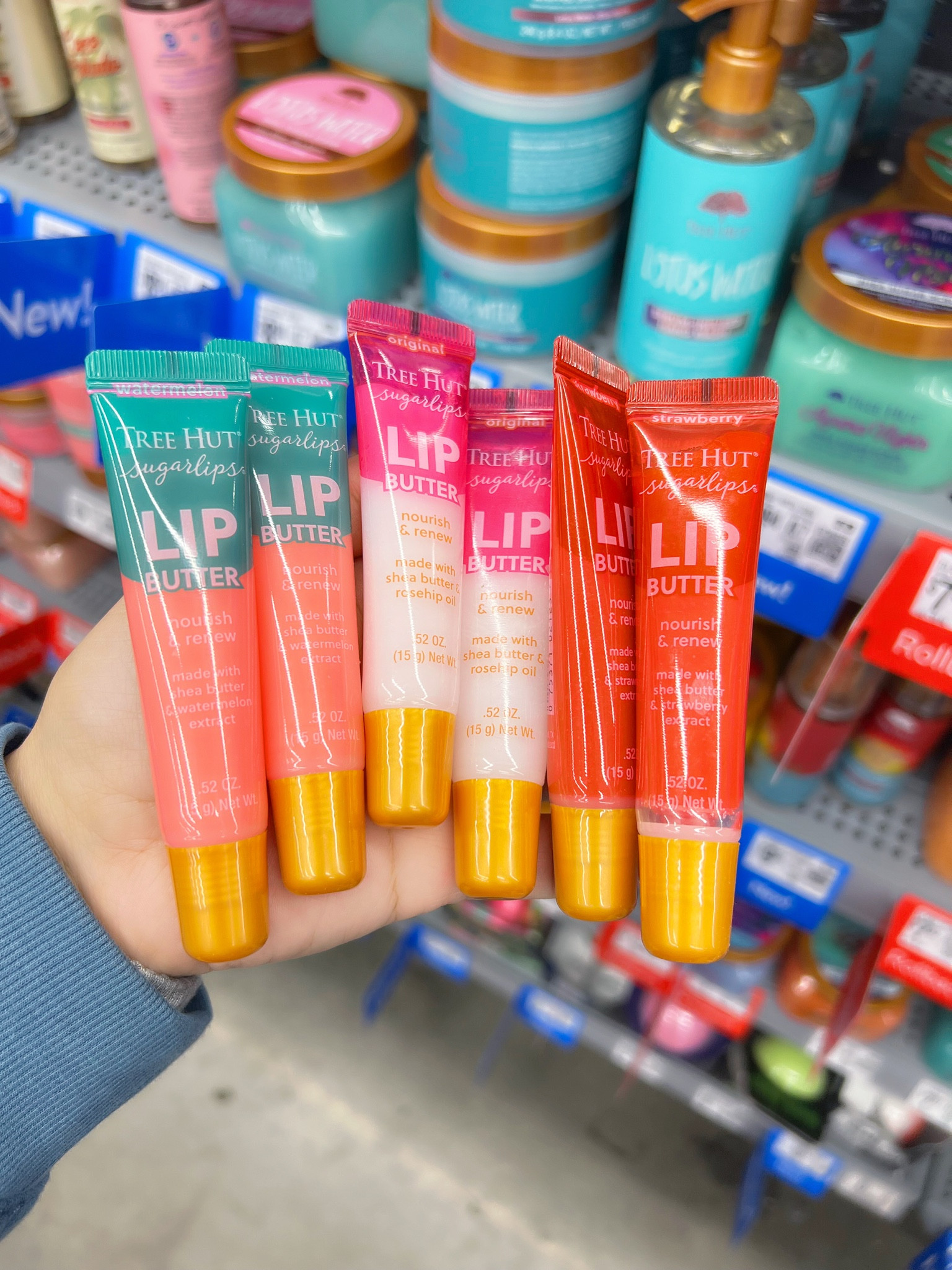 Under $6 each 

#walmart #lips #lipgloss #chapstick #treehut #lippes #selfcare #walmart #walmartfinds

#LTKBeauty #LTKMostLoved #LTKSeasonal