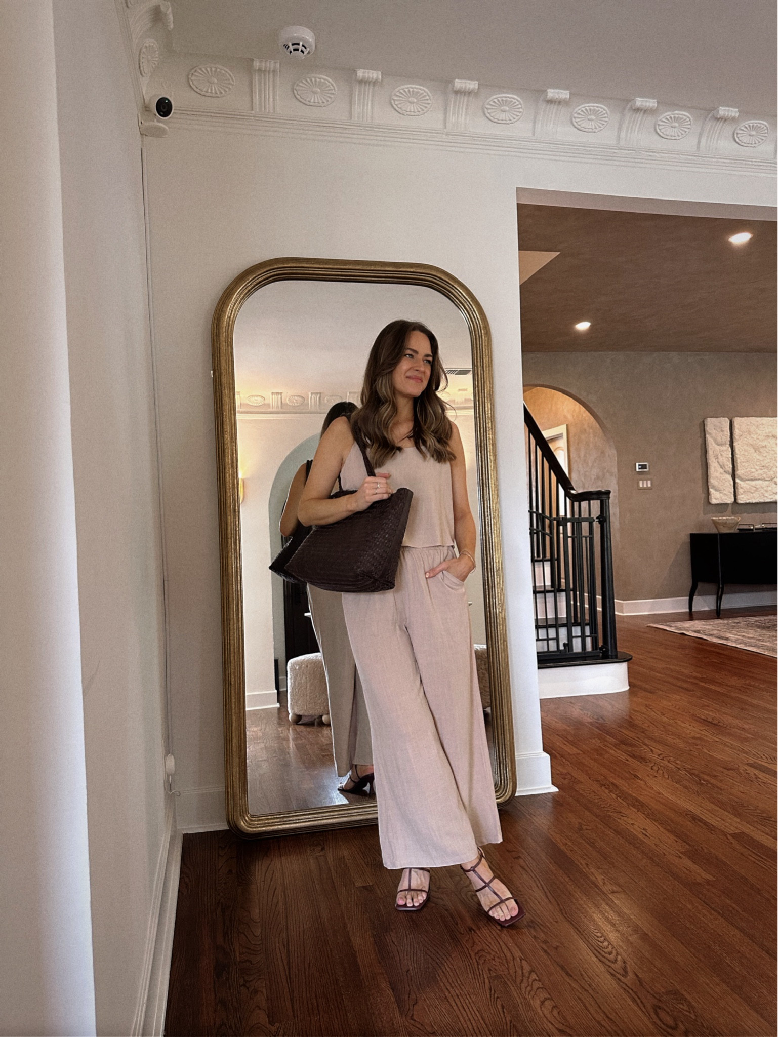 Linen favorite!! This Amazon matching set comes in so many colors and is so light and comfortable. Wearing size small! 

#LTKSeasonal #LTKbump #LTKstyletip