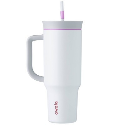 Owala 40oz Stainless Steel Straw Tumbler - White | Target