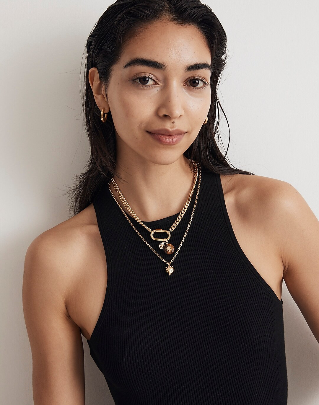 Two-Pack Carabiner Necklace Set | Madewell