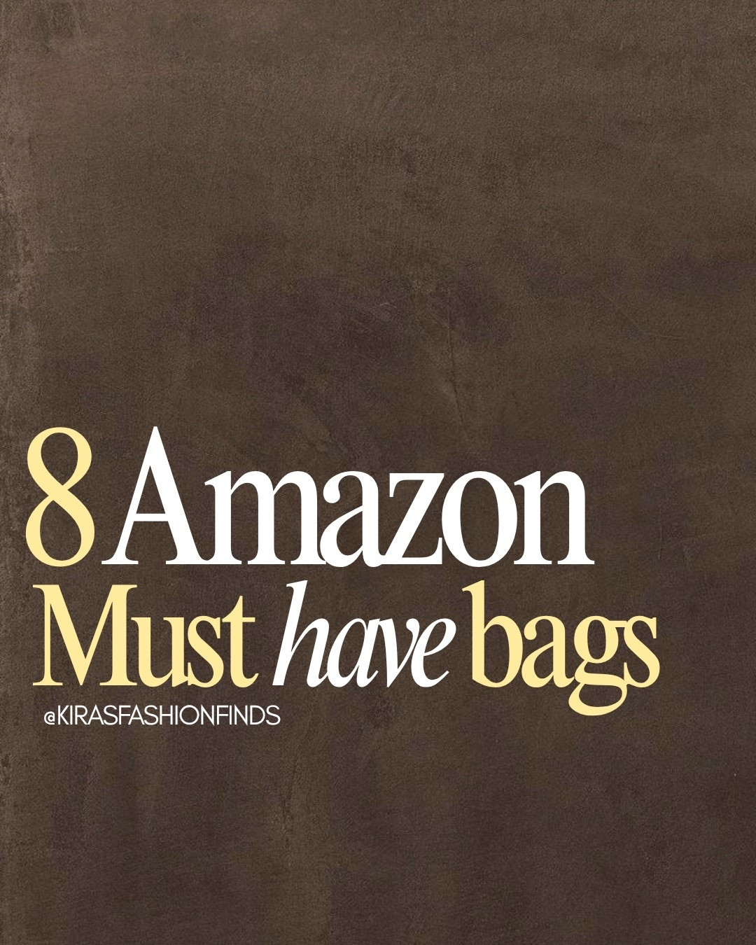 Scroll to shop! ✨ Everything is linked below. 👇🏽 

Amazon must have bags 

📲   Download the FREE LTK app & follow me (@kirasfashionfinds) to shop all my daily finds.  #LTKootd #LTKPetite #LTKU

#LTKdayinmylife #LTKootd #LTKgrwm
