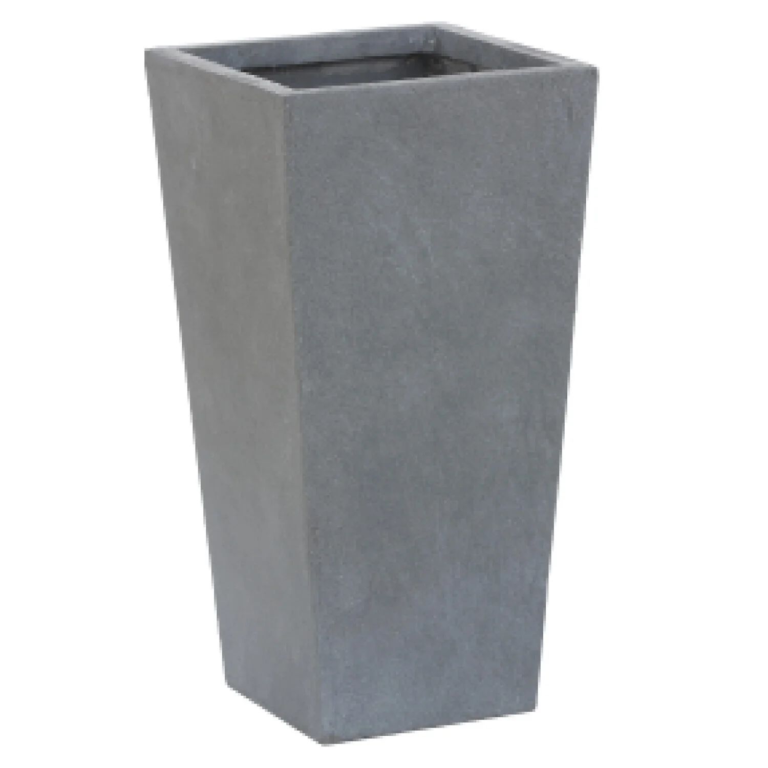 HomeStock Southwestern Style Light Gray Mgo 24.2In. H Tall Tapered Square Planter | Walmart (US)