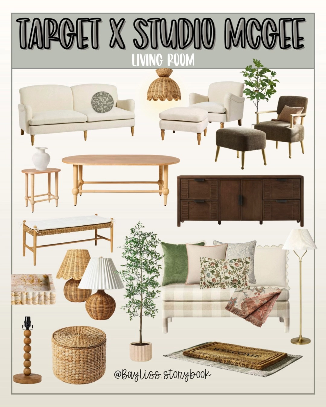 Obsessed with the new Target x Studio McGee collection for the living room! Such cozy and stylish pieces! 

 #LTKWatchNow #LTKHome #LTKSaleAlert