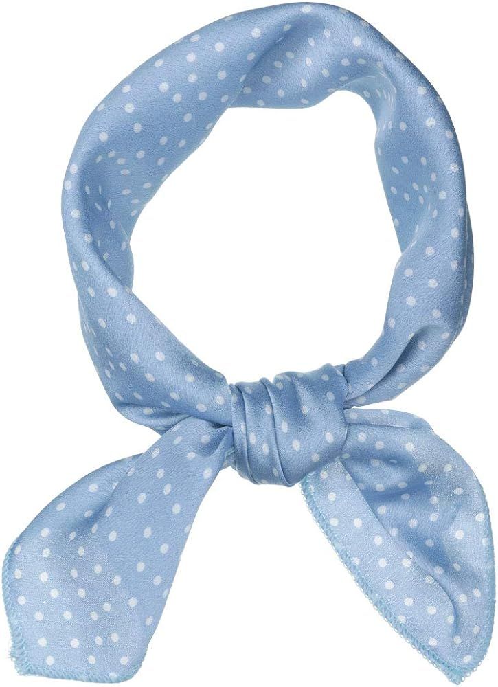 Allegra K 50cm Vintage Polka Dots Square Small Scarf Neck Scarves Kerchief Neckerchief Headscarf | Amazon (US)