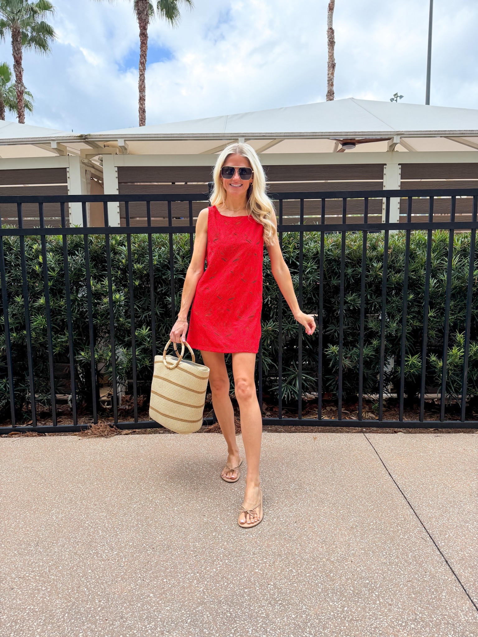 Stretchy and soft scoop back bathing suit coverup from Target. Also comes in black and cream. 

#LTKgrwm #LTKootd #LTKSwim