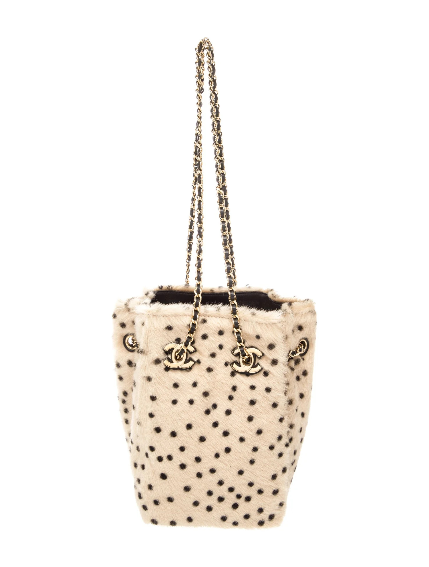Chanel 2026 Pony Hair Dalmatian Bucket Bag | The RealReal