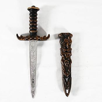 2 Pcs Plastic Dagger Sword Toy Not Sharp Fake Knife for Pirate Costume Accessories Party Props (B... | Amazon (US)