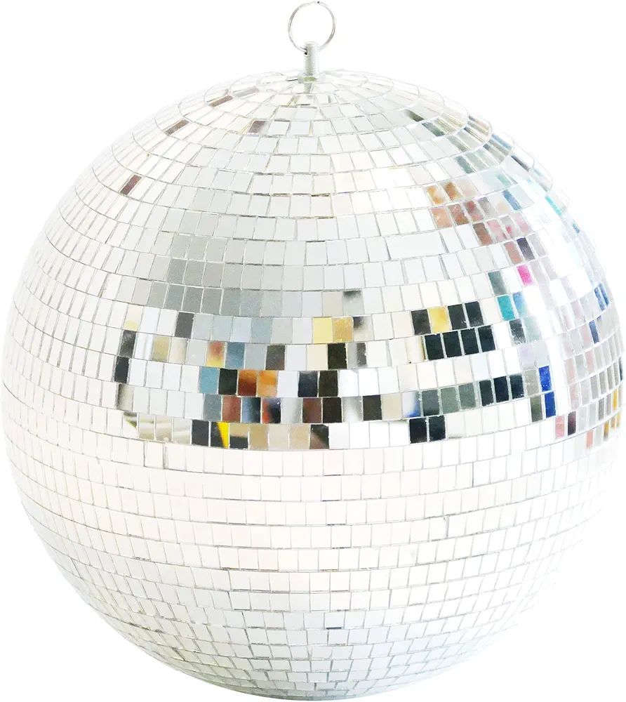 Disco Ball Mirror Ball 12 Inch Mirror Ball Hanging Disco Lighting Ball for DJ Club Stage Bar Part... | Amazon (US)