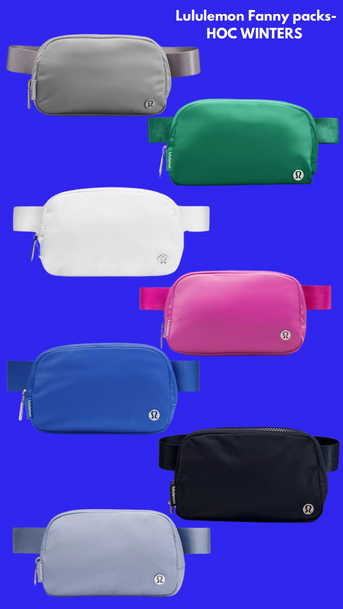Lululemon Fanny packs- perfect colors for HOC Winters!! 

#LTKHoliday #LTKSeasonal #LTKGiftGuide