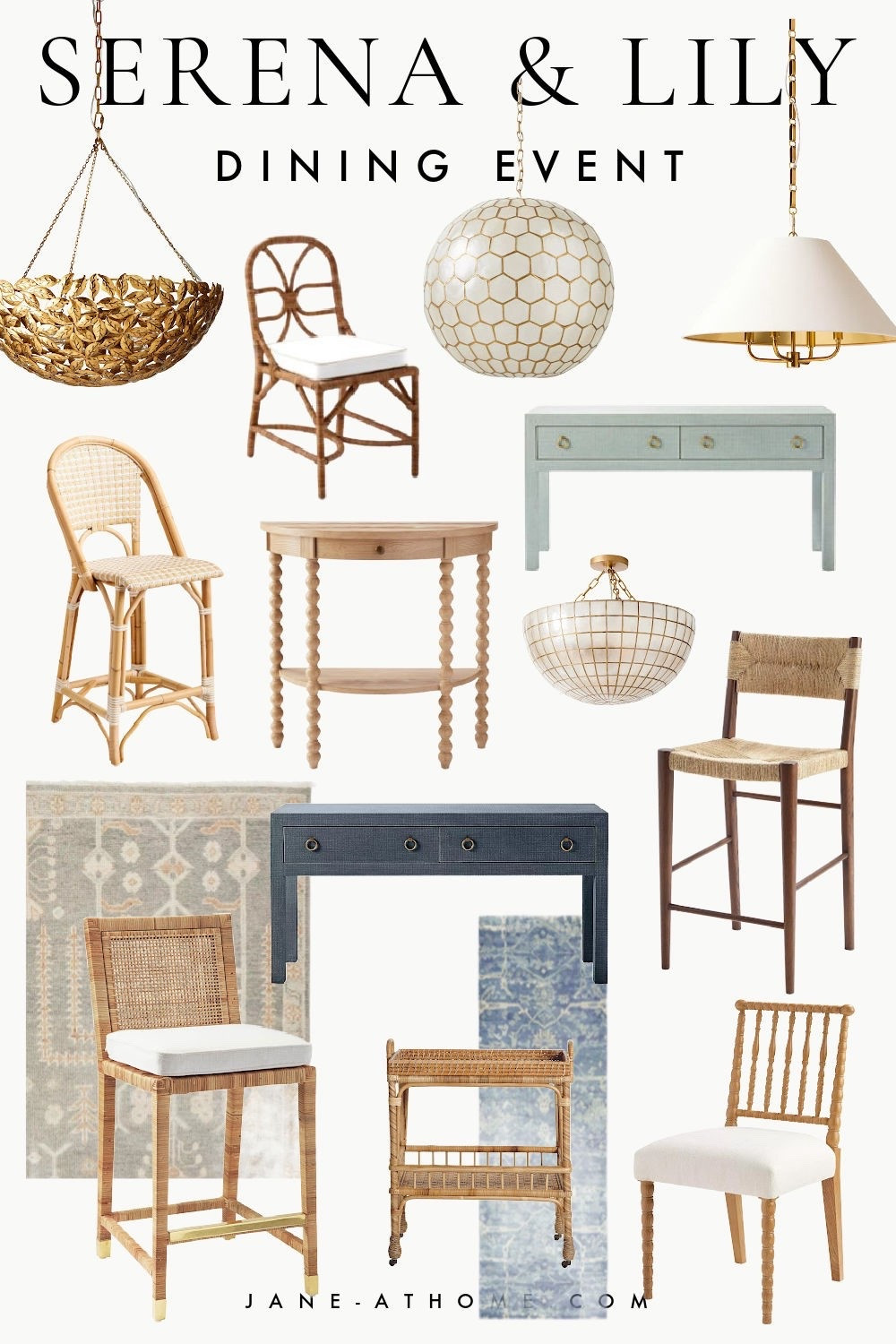 The Serena & Lily Dining Sale is here for just a few days, with special pricing and free shipping on all dining room furniture and decor, including rugs, kitchen counter stools, lighting, benches, consoles and entryway tables, wallpaper, spring table decor, outdoor dining tables, dining chairs, and more! 



#LTKSaleAlert #LTKHome #LTKOver40