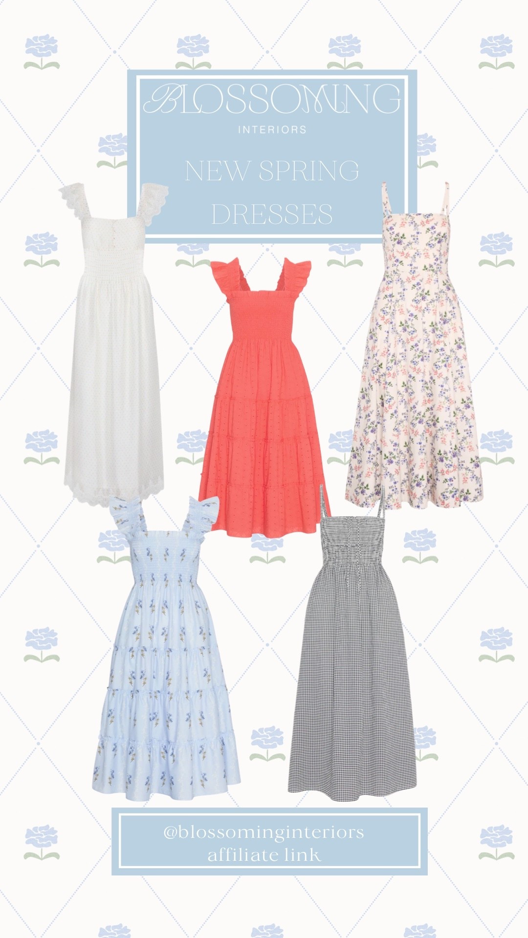 New spring dresses from hill house home 

#LTKootd