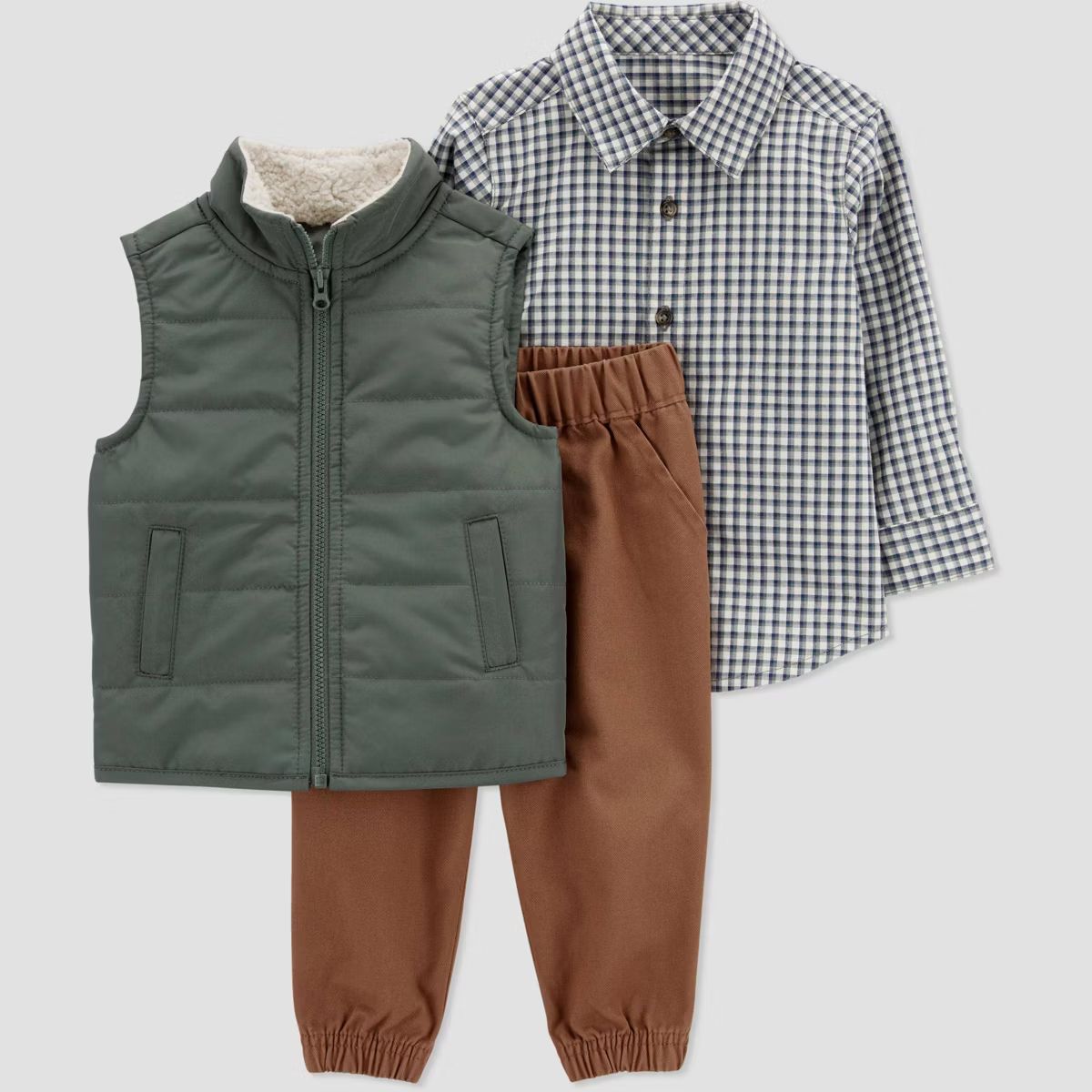 Carter's Just One You® Baby Boys' Vest Top & Bottom Set - Green | Target