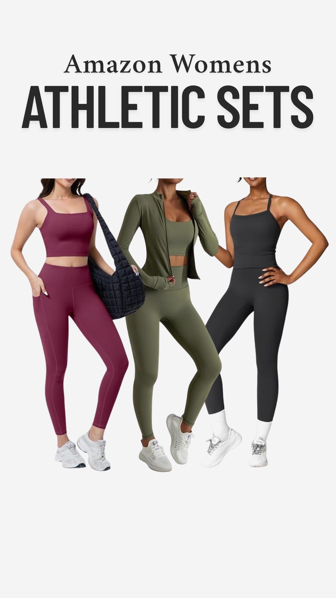 Cute athletic workout sets from Amazon! 💪🏼 

#LTKfitnessgoals #LTKActive