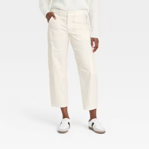 Women's Mid-Rise Barrel Leg Cargo Pants - Universal Thread™ | Target