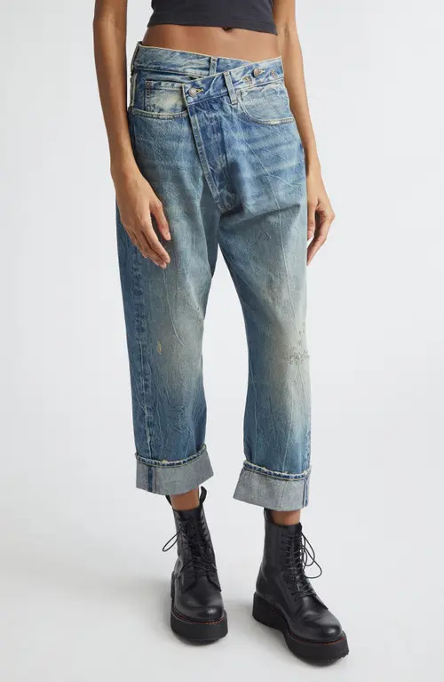 R13 Crossover Jeans in Kelly at Nordstrom, Size 27 | Nordstrom