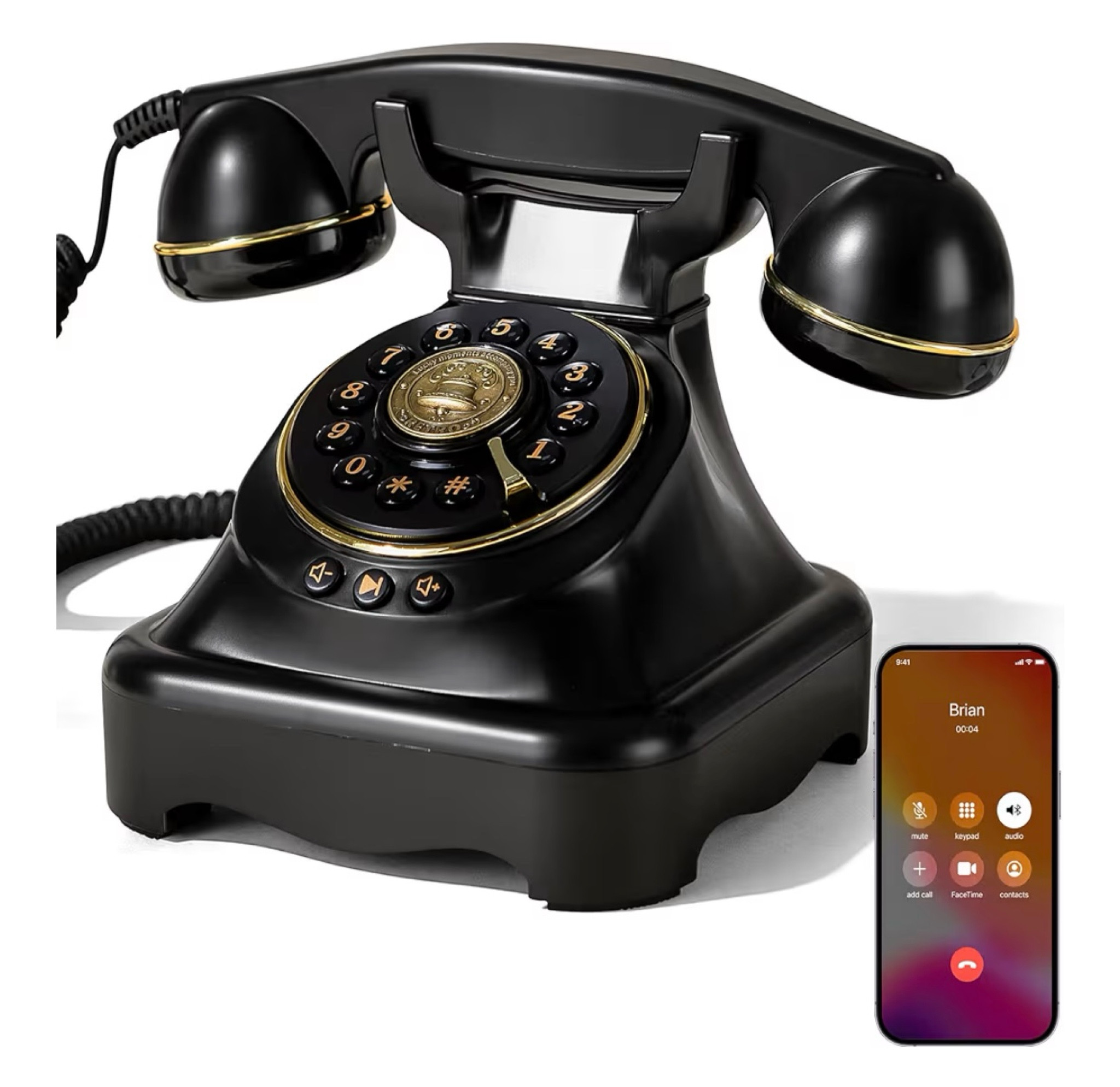 Bluetooth landline phone, retro swivel phone with speaker

#LTKdayinmylife #LTKSeasonal #LTKHome