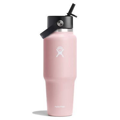 Hydro Flask 32oz Wide Mouth Flex Straw Travel Bottle - Trillium: BPA-Free, Vacuum-Insulated | Target