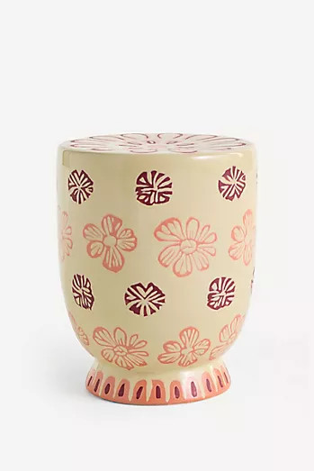 Al Mare Ceramic Side Table | Anthropologie (US)