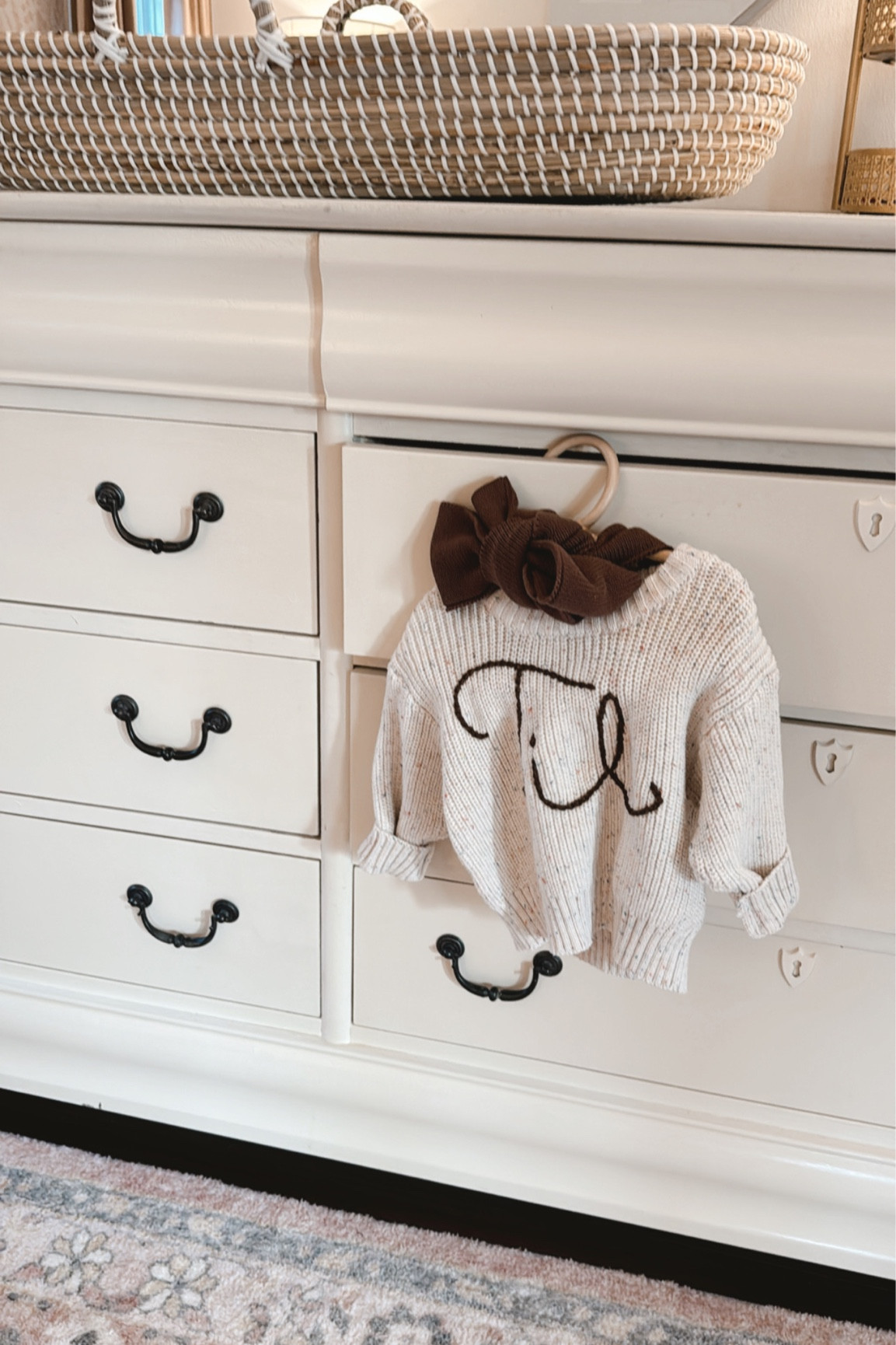 The perfect newborn sweater.🥺🤎 #babygirl #newborn 

#LTKfindsunder50 #LTKbaby #LTKkids