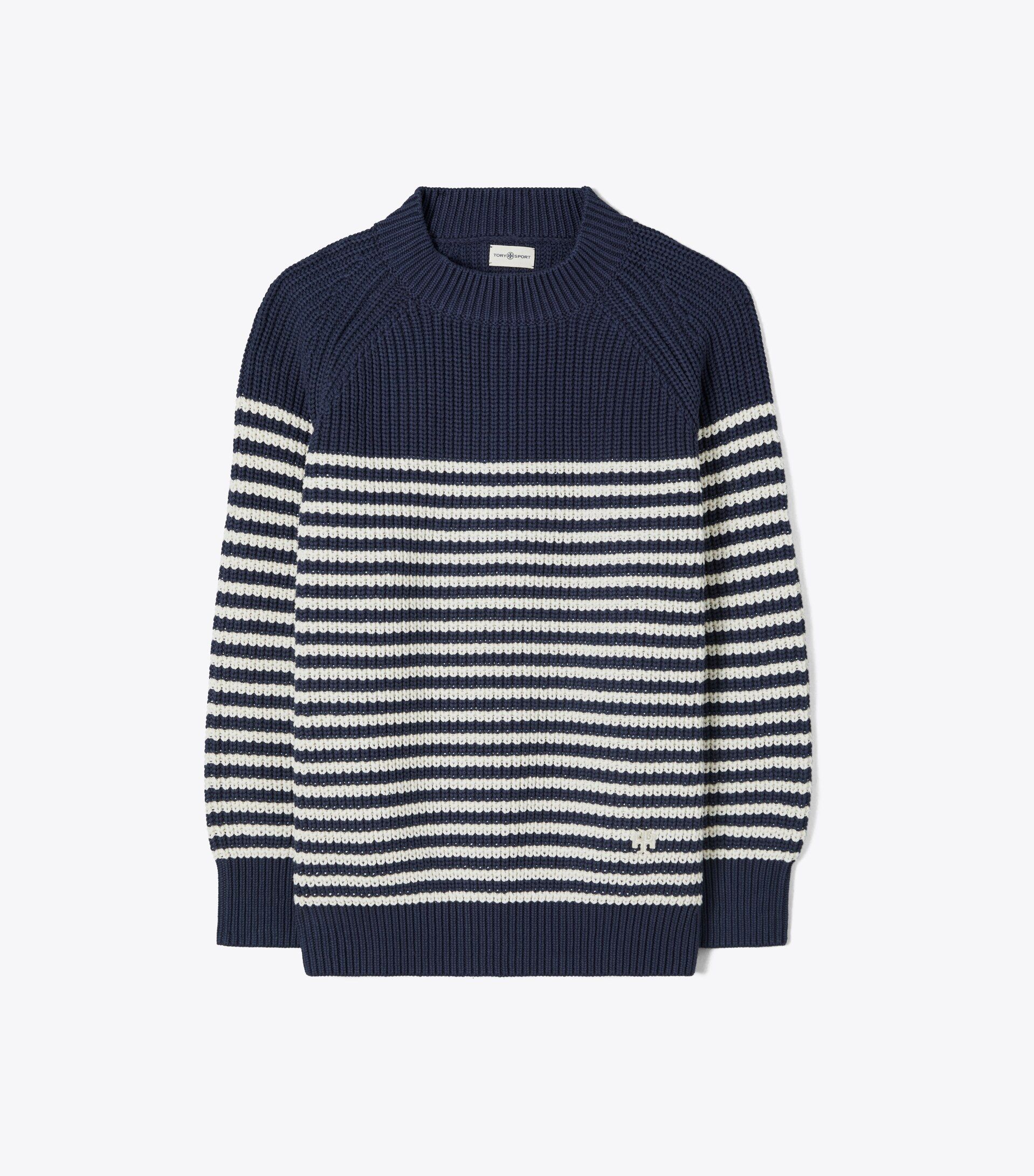 Breton-Stripe Cotton Sweater | Tory Burch (US)