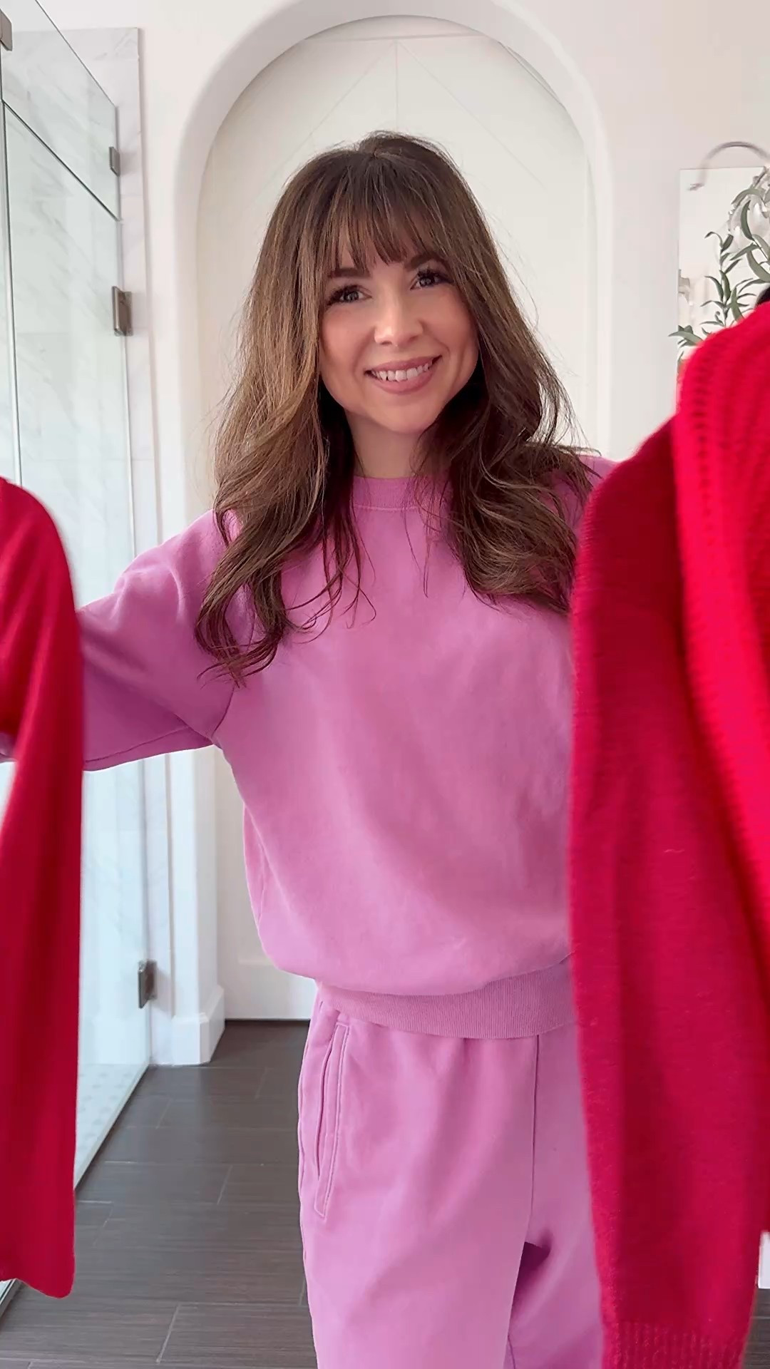 Casual classy holiday look perfect for petites. These petite ankle pants are easy to style and so
Comfy! 
+ more red sweater outfits 
Pants 24petite/short 
Top XS #LTKStyleTip 

Comment SHOP below to receive a DM with the link to this post on my LTK ⬇ https://liketk.it/5tFYA #ltkholiday #ltkpetite

#LTKPetite #LTKHoliday