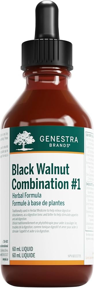 Genestra Brands - Black Walnut Combination # 1 - Herbal Liquid to Support Digestive Health - 60 m... | Amazon (CA)