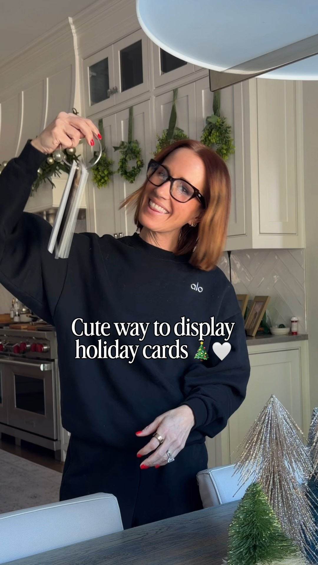 A little Christmas card hack I’ve been doing for years 🤍🎄
Just punch a hole at the top of each card and add them to a ring clip. It keeps everything together and makes the cutest little flip-through.

The best part? You can save these year after year. It’s so fun to look back at old cards and see how everyone’s kids have grown… including my own 😭🤍
And if you’re a sentimental girlie like me, you can even make one with your own family Christmas cards from past years so they all live in one place.

Such a simple little tradition but it makes my holiday heart so happy. 🤍🎄

#LTKHoliday #LTKHome #LTKmomlife