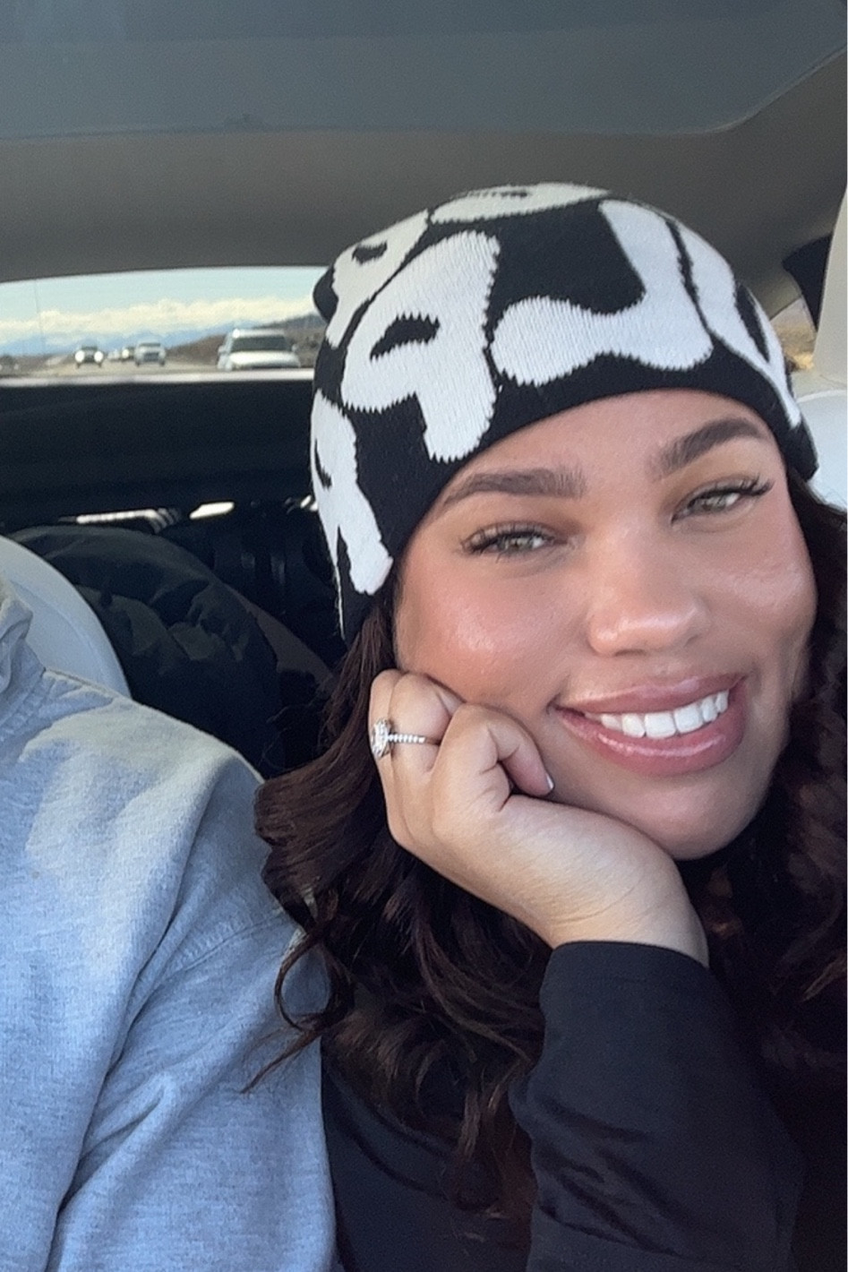 Mea Culpa beanie from amazon 