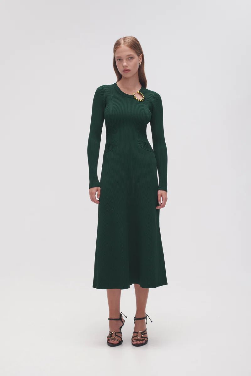 Crescent Knit Midi Dress | aje. (US, UK, Europe, ROW)