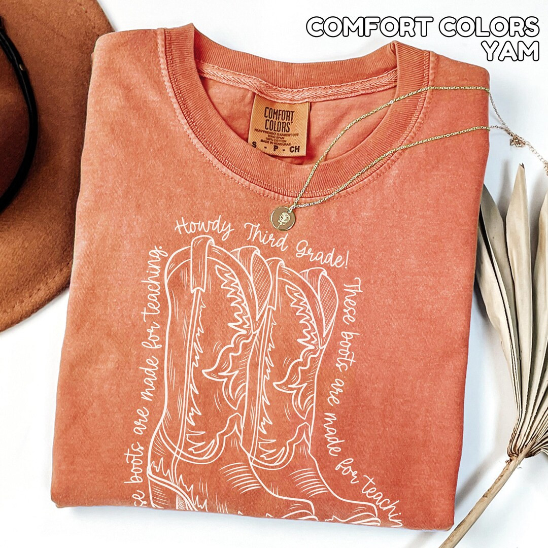 Comfort Colors Howdy Third Grade Teacher Shirt Custom Teacher Team Shirt Back to School Teacher S... | Etsy (US)