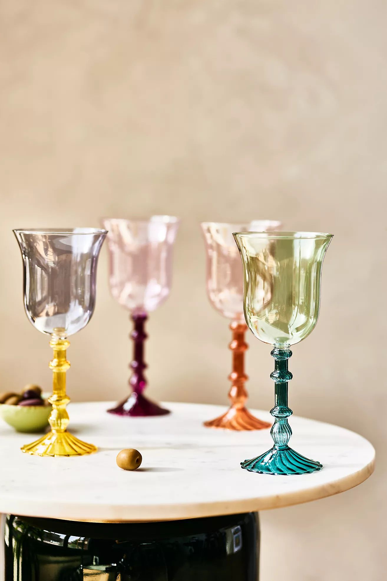 Cinzia Wine Glasses, Set of 4 | Anthropologie (US)