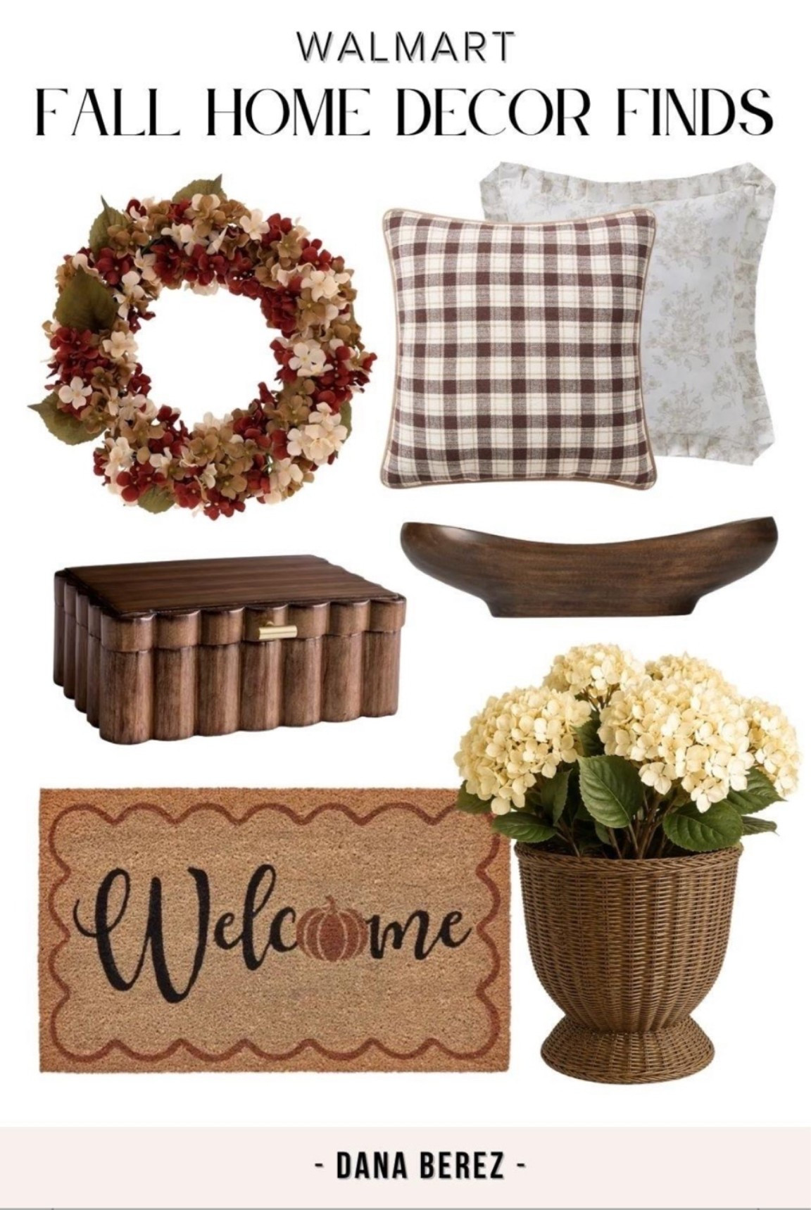 Walmart has some of the cutest fall home finds right now 🍂 I love the mix of warm wood tones, cozy plaid, hydrangeas and that sweet fall wreath. Easy little touches that make your home feel instantly more seasonal!

Walmart fall decor, fall home decor, cozy fall decor, affordable fall decor, fall wreath, plaid throw pillow, faux hydrangeas, fall doormat, warm neutral decor

#LTKSeasonal #LTKHome #LTKvlog