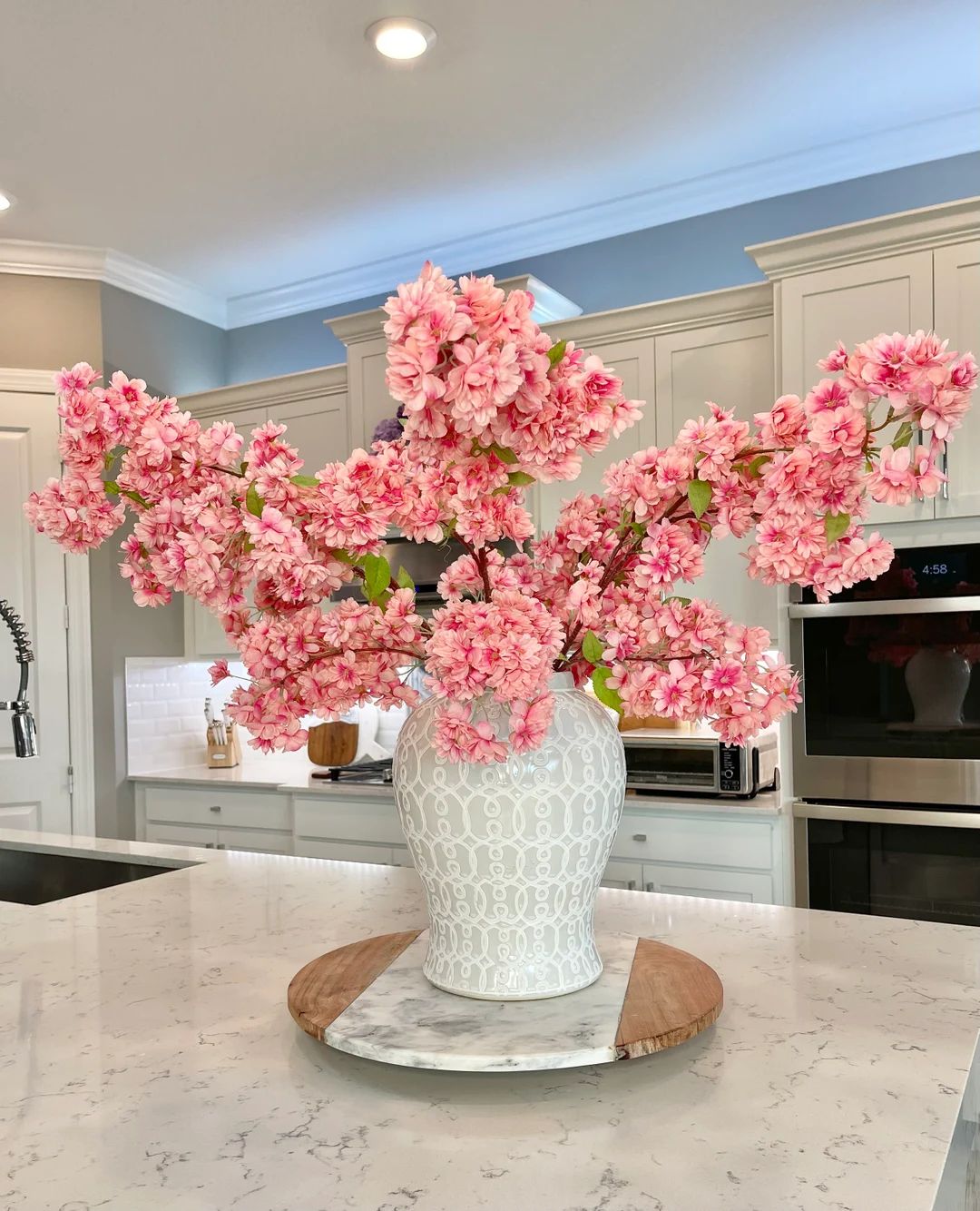 Pink Silk Cherry Blossom Flower Branches, 40, Set of 3 - Etsy | Etsy (US)