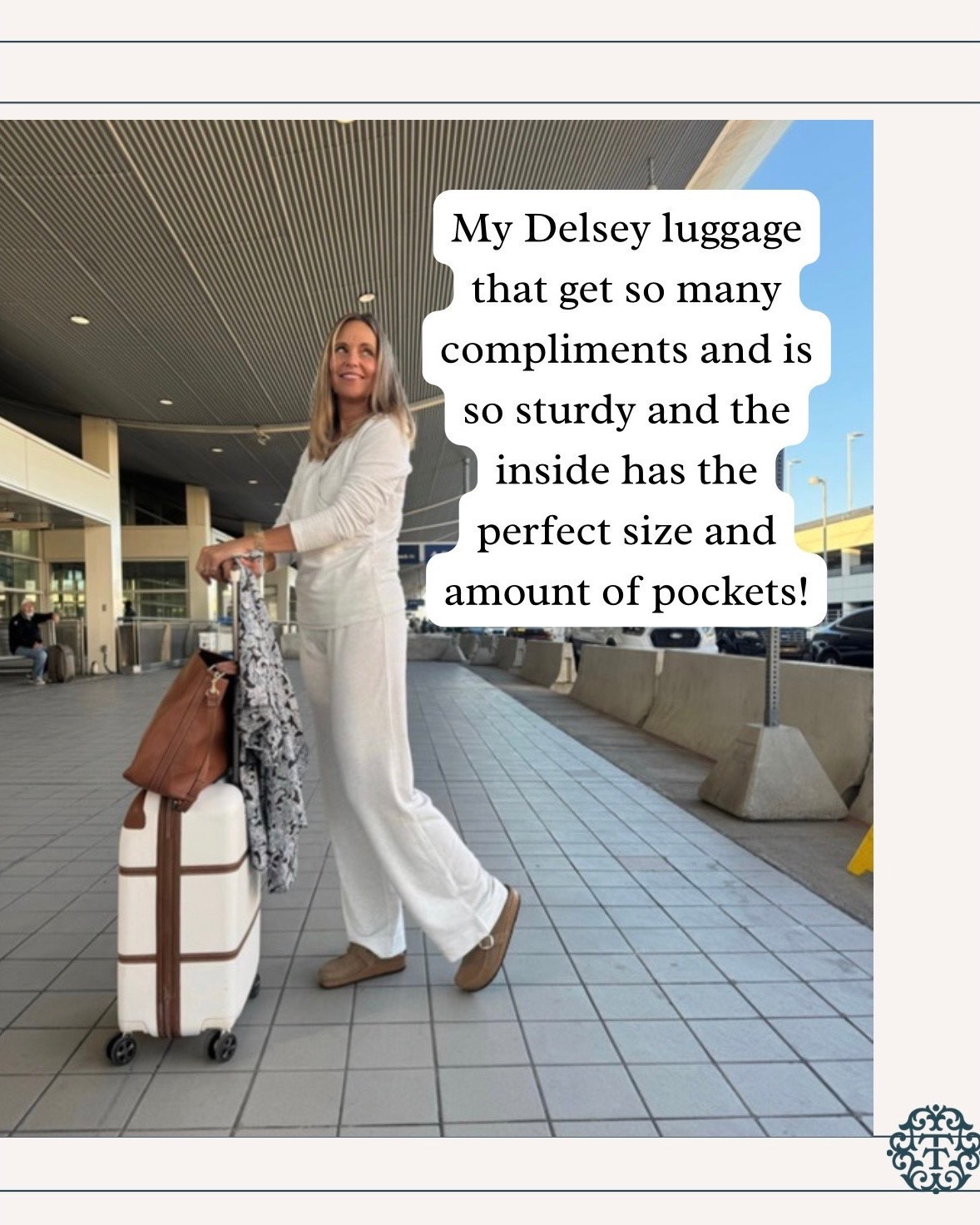 I love this luggage! s

#LTKTravel #LTKOver40 #LTKMidsize