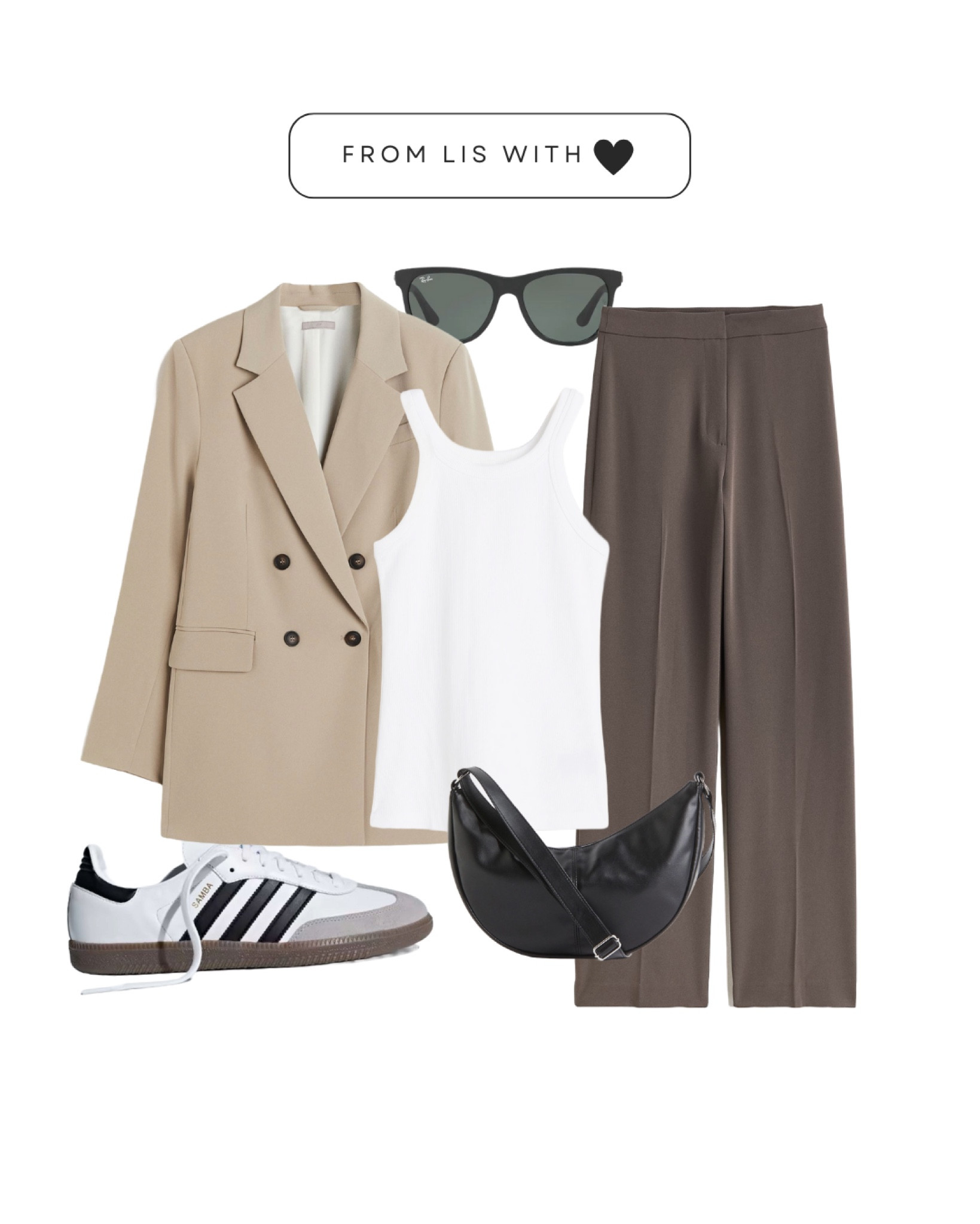 Blazer & pants outfit para otoño 


Moda fashion looks tendencia otoñal work trabajo oficina casual formal estilo Adidas rayban gafas bolso 

#LTKeurope #LTKstyletip #LTKitbag