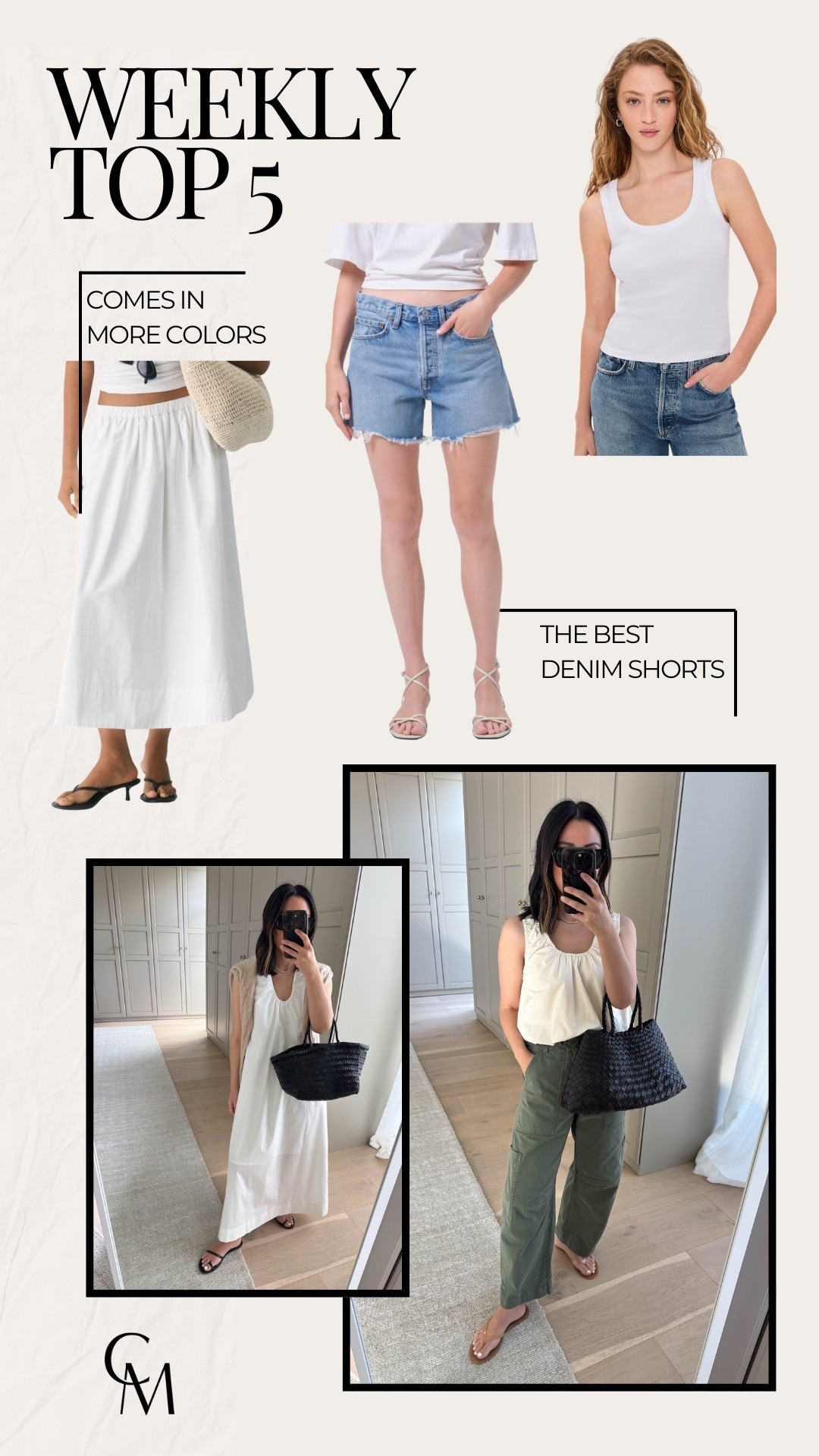 weekly top 5. your favorite wardrobe upgrades this week.

madewell scoopneck tank small
agolde parker long shorts 24 (size up until they’re comfortable
amazon dress small
aritzia poplin skirt xs
pistola cargo pants petite 25 (could also do the petite 24)

summer style, petite style

#LTKootd #LTKPetite #LTKSeasonal
