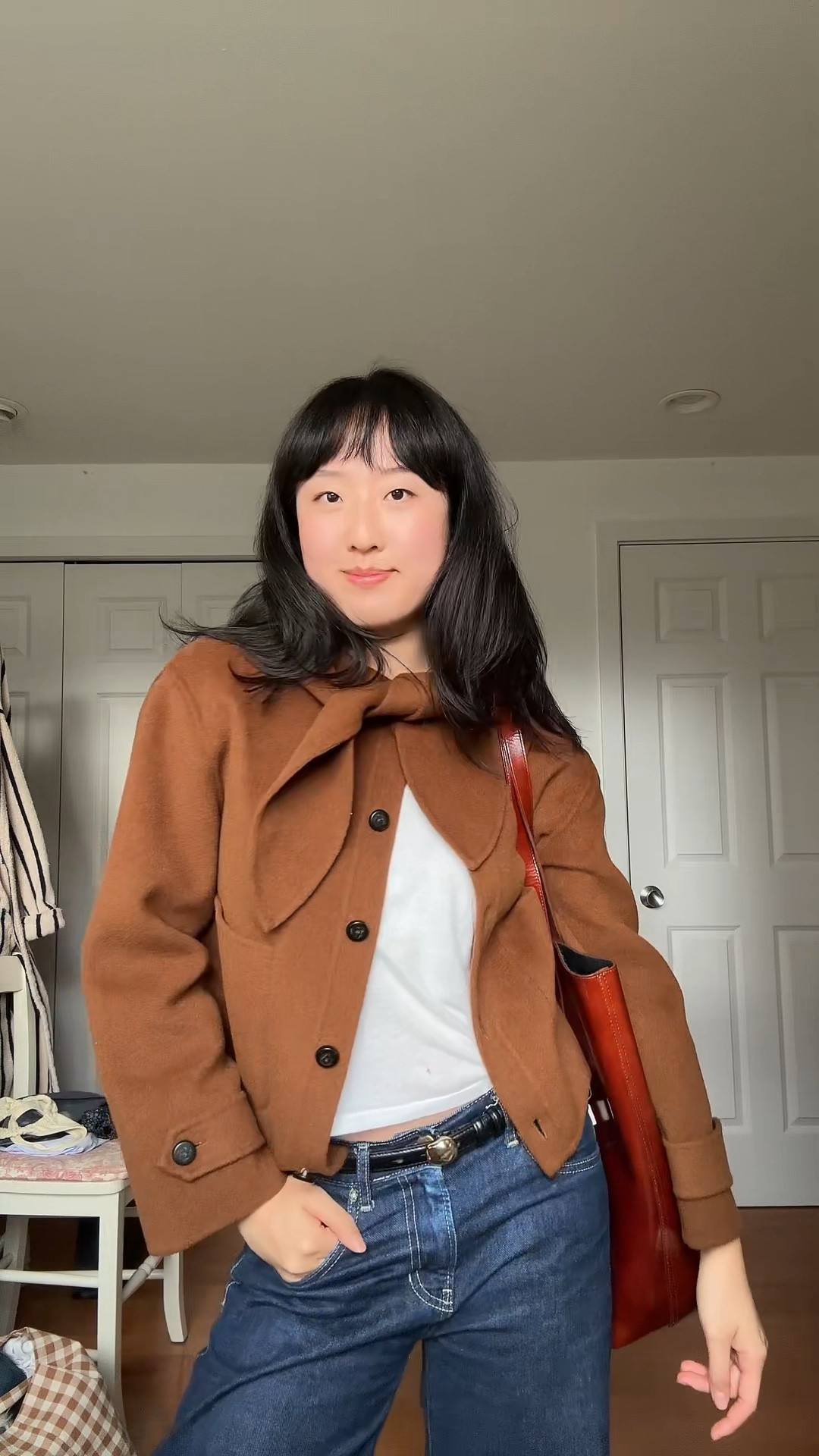 obsessed with this coat from sezane - the hood is detachable 🫶🏼  wearing size 4

#LTKSeasonal #LTKHoliday