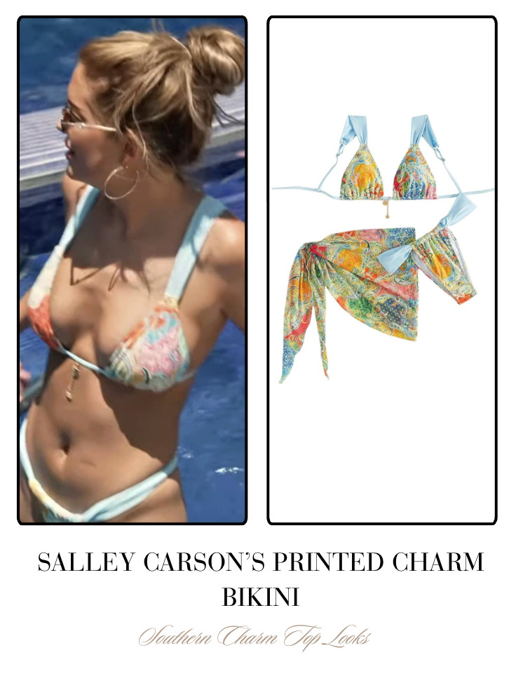 Salley Carson's Printed Charm Bikini  

 