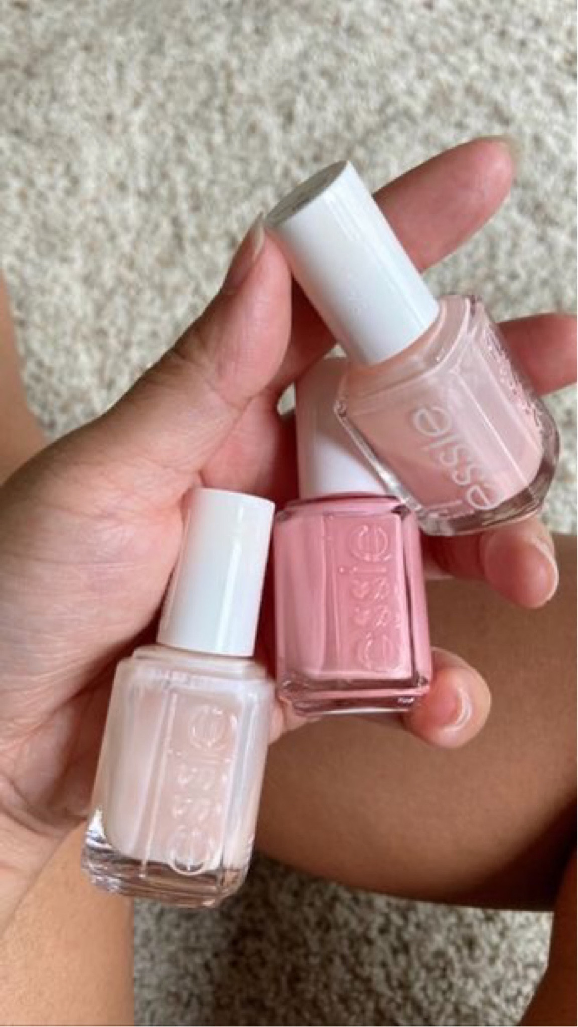 Baby Pink Nail Polish 
Love these muted pinks from Essie. They make great stocking stuffers. My favorite is Hi maintenance!! 

#LTKGiftGuide #LTKfindsunder50 #LTKHoliday