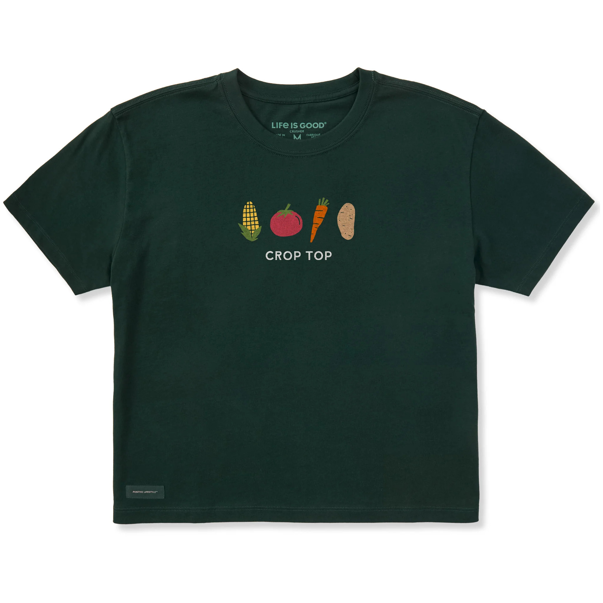 Women's Crop Top Short Sleeve Crusher Boxy Tee | Life is Good